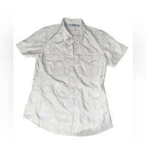 Rohan Sanctuary Button‎ Down Short Sleeve Shirt Size 10 Women’s